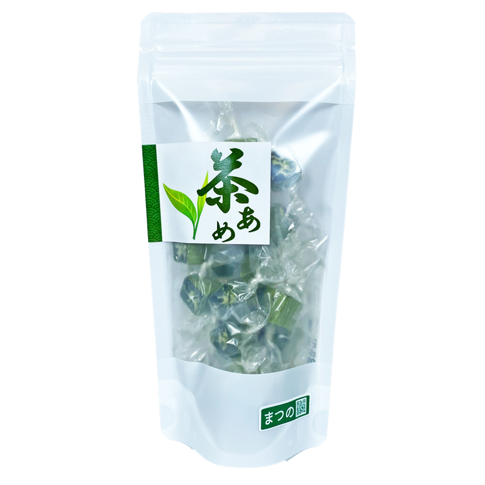 静岡茶 静岡本山 深蒸し茶 まつの茶 茶飴 100g