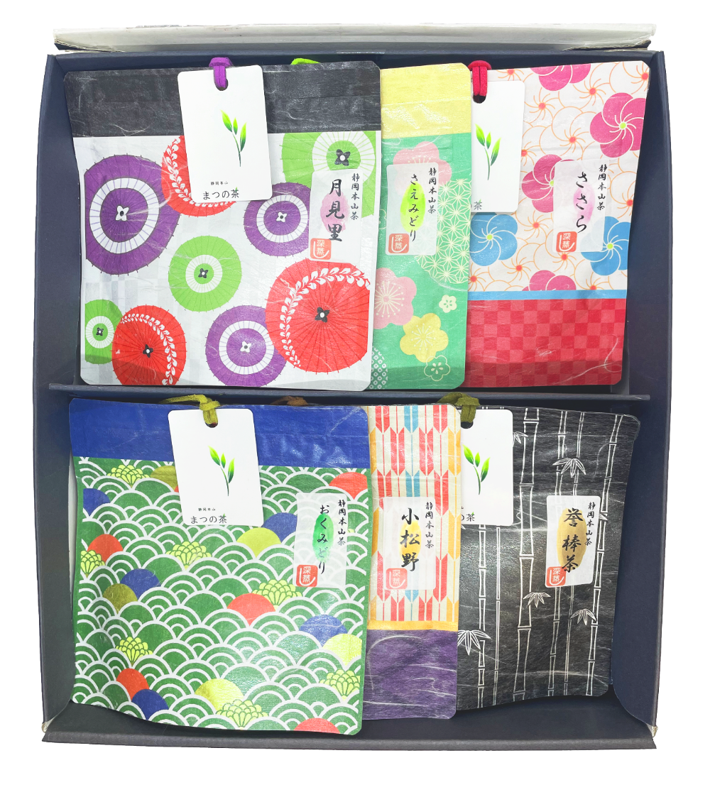 まつの茶 風呂敷包みセット~千草~