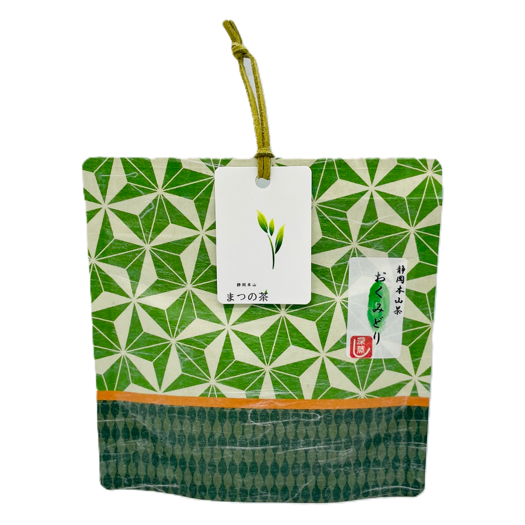 静岡茶 静岡本山 深蒸し茶 まつの茶 煎茶 おくみどり 30g