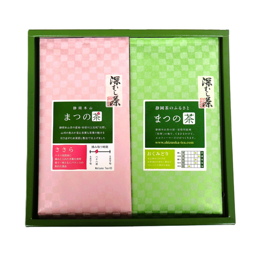 静岡茶　静岡本山　深蒸し茶　まつの茶　煎茶　ギフト　100g