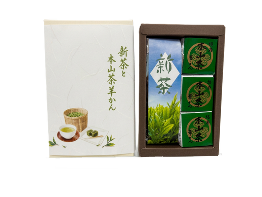 【予約】【数量限定】新茶まつの茶とようかんセット