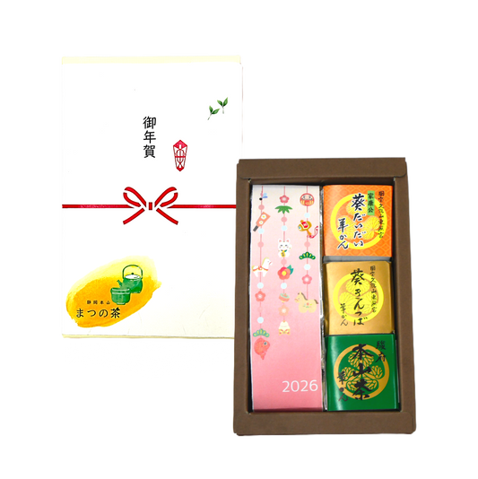 まつの茶とようかんの詰め合わせ