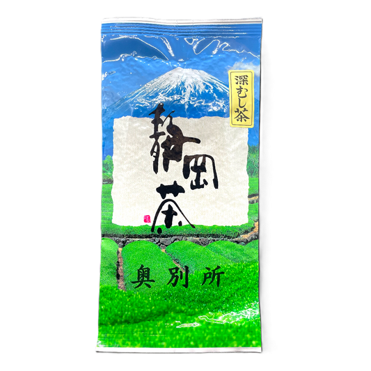 静岡茶　静岡本山　深蒸し茶　まつの茶 奥別所 100g